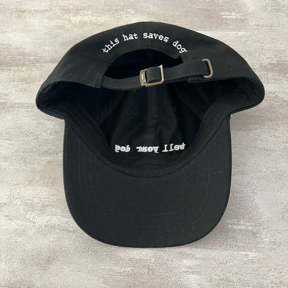 We Rate Dogs adjustable hat 100% cotton black and white - Picture 5 of 7